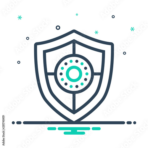mix icon for shield 