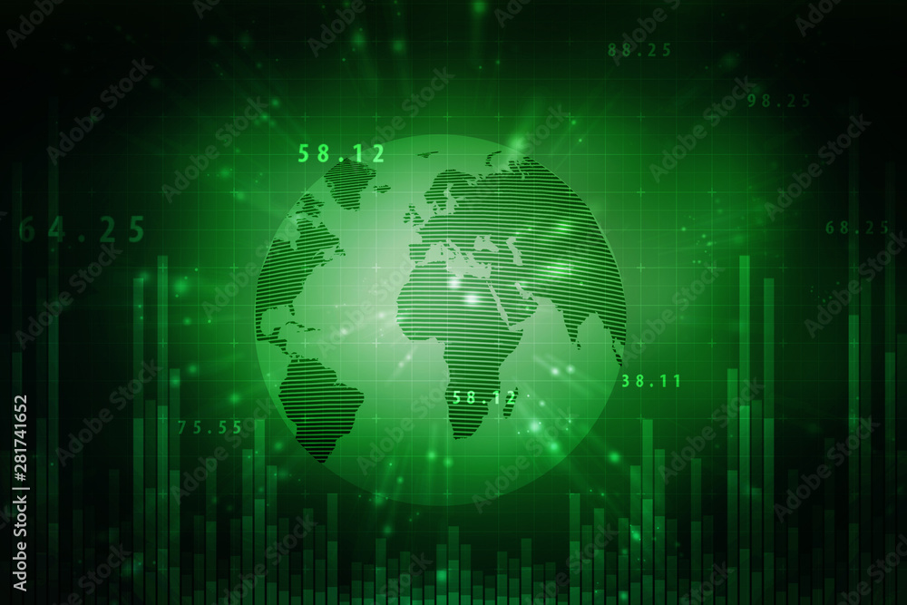 2d illustration world map abstract background 2d illustration world map abstract background