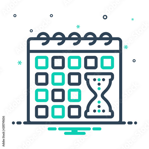 mix icon for deadline