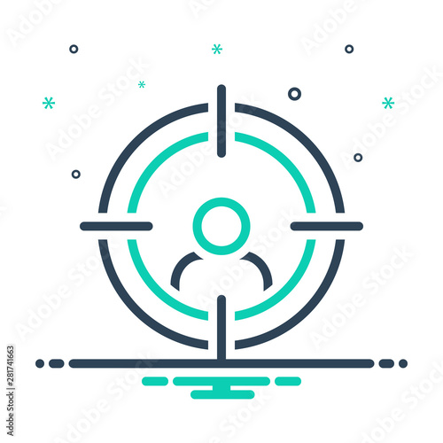 mix icon for head hunting 