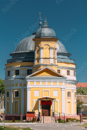 Chachersk, Belarus. Transfiguration Church. Orthodox Church At Summer Day In Chechersk photo