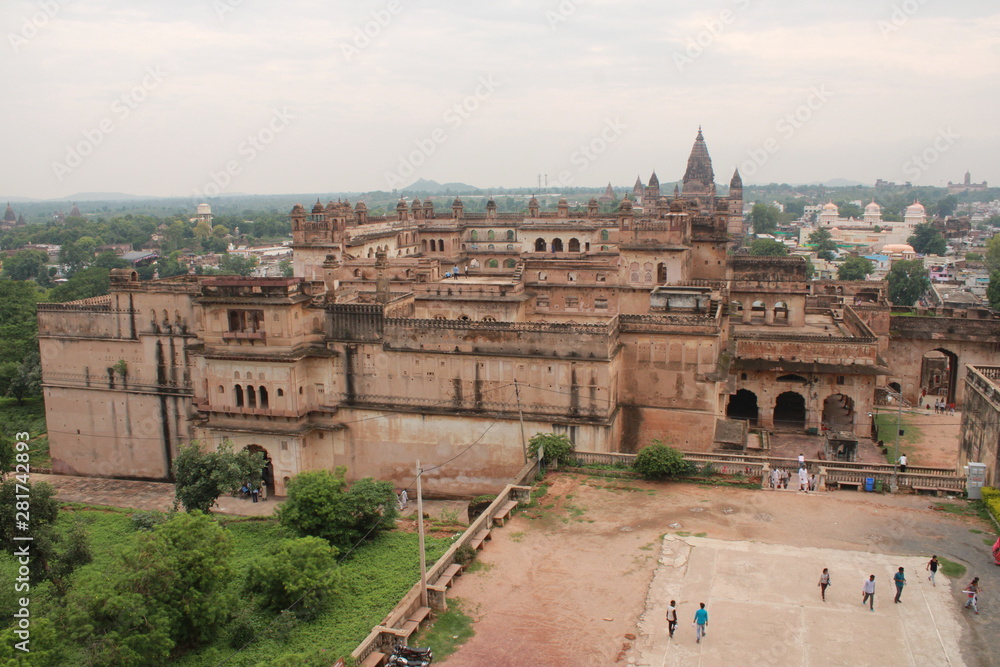 beautiful view point from Orchha fort