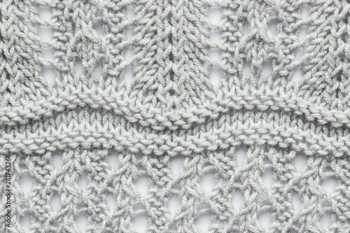 wool knitted white background with texture