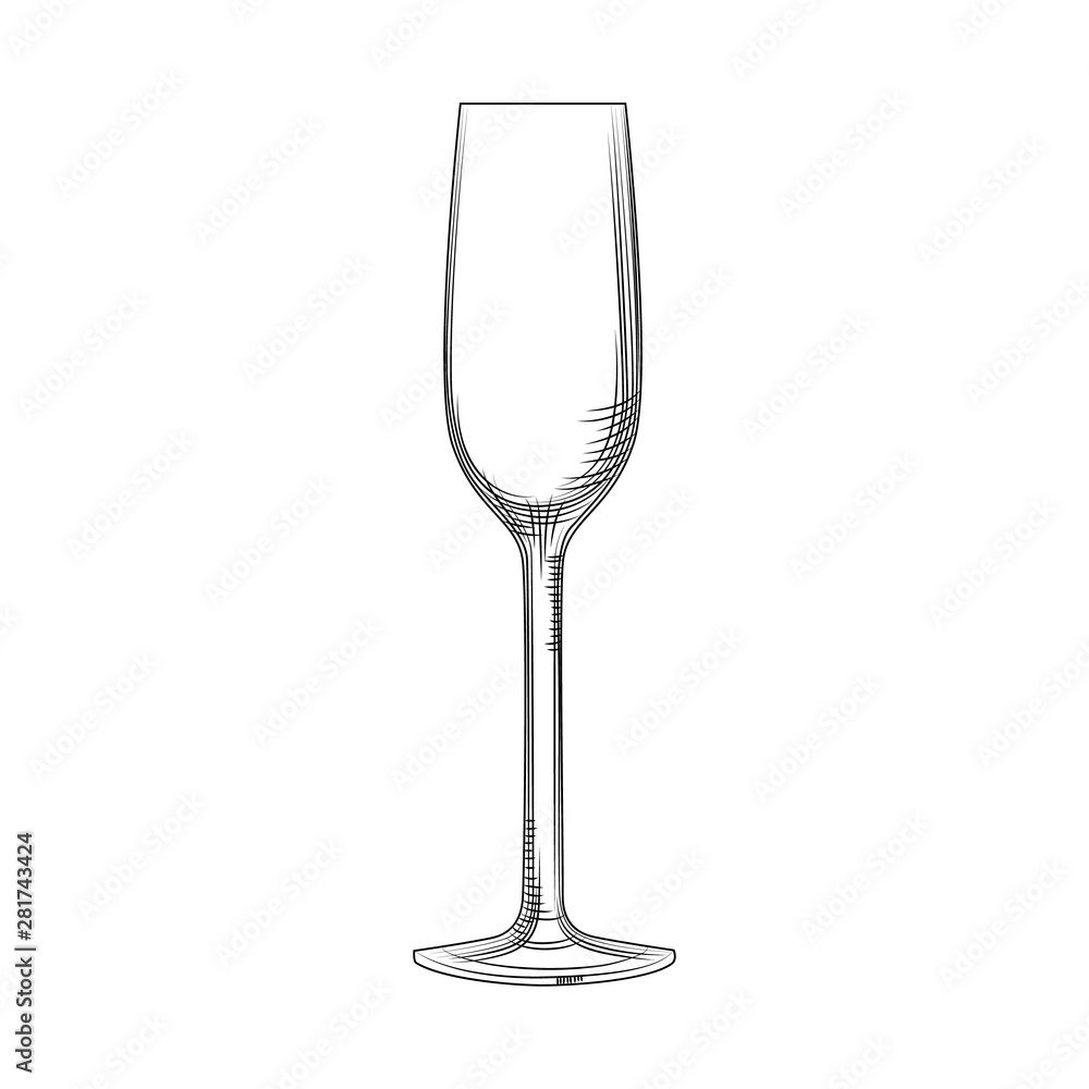 Champagne Glass Vector & Photo (Free Trial) | Bigstock