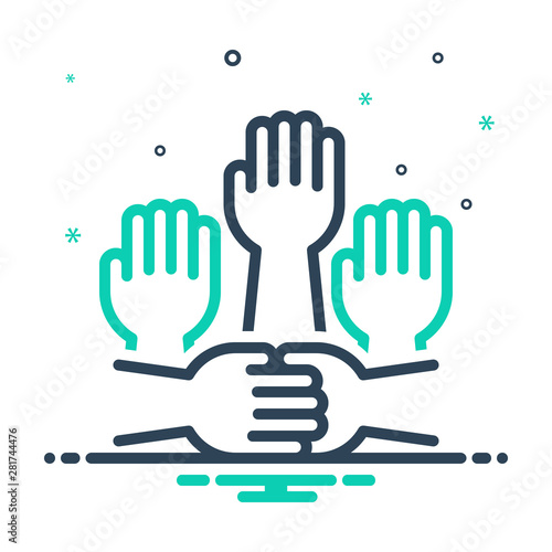 mix icon for racial 