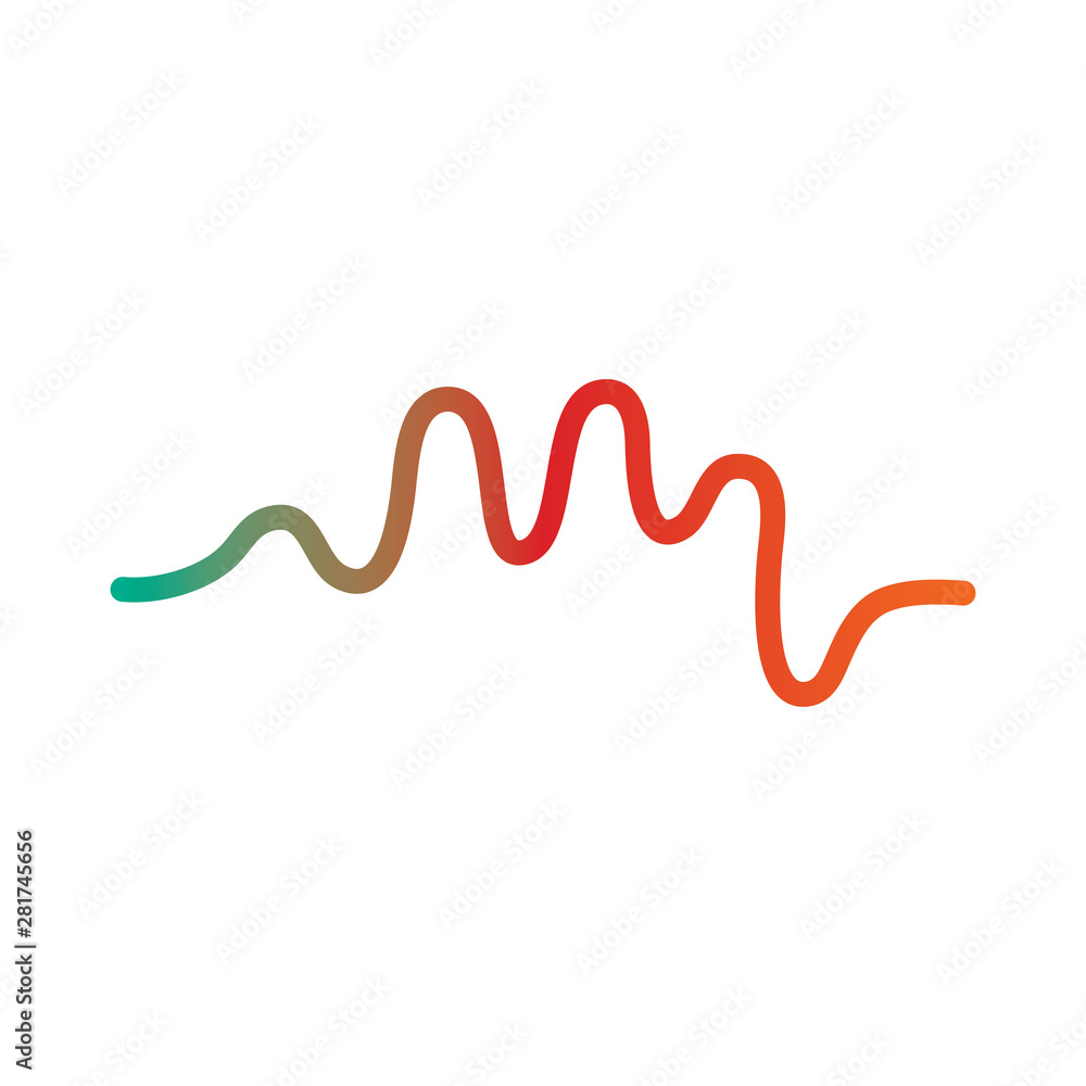 Audio technology, music sound waves vector icon Audio technology, music sound waves vector icon