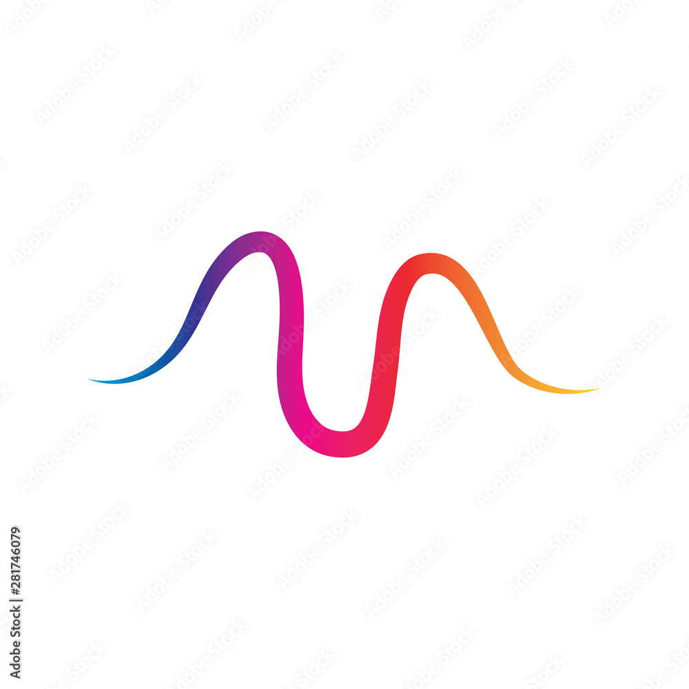 Audio technology, music sound waves vector icon Audio technology, music sound waves vector icon
