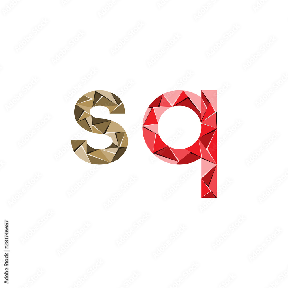colorful triangle abstract letter initials colorful triangle abstract letter initials