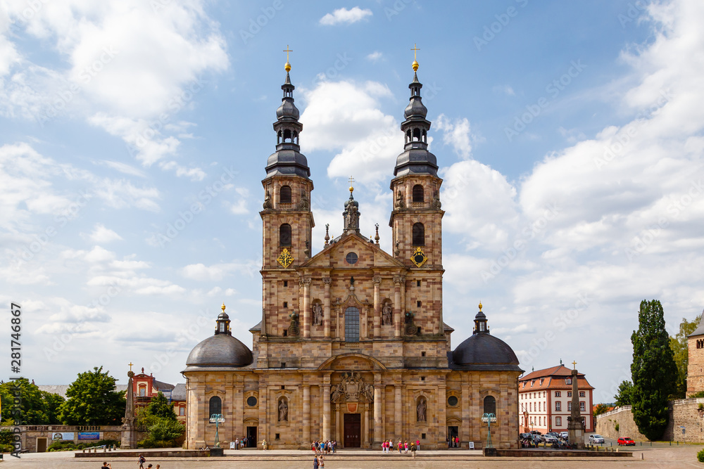      Fulda, der Dom (Dom St. Salvator zu Fulda) - Fulda Cathedral - 27.07.2019. 