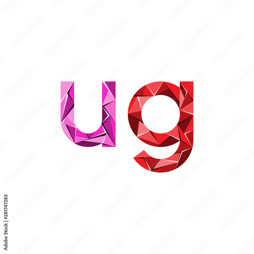 colorful triangle abstract letter initials colorful triangle abstract letter initials