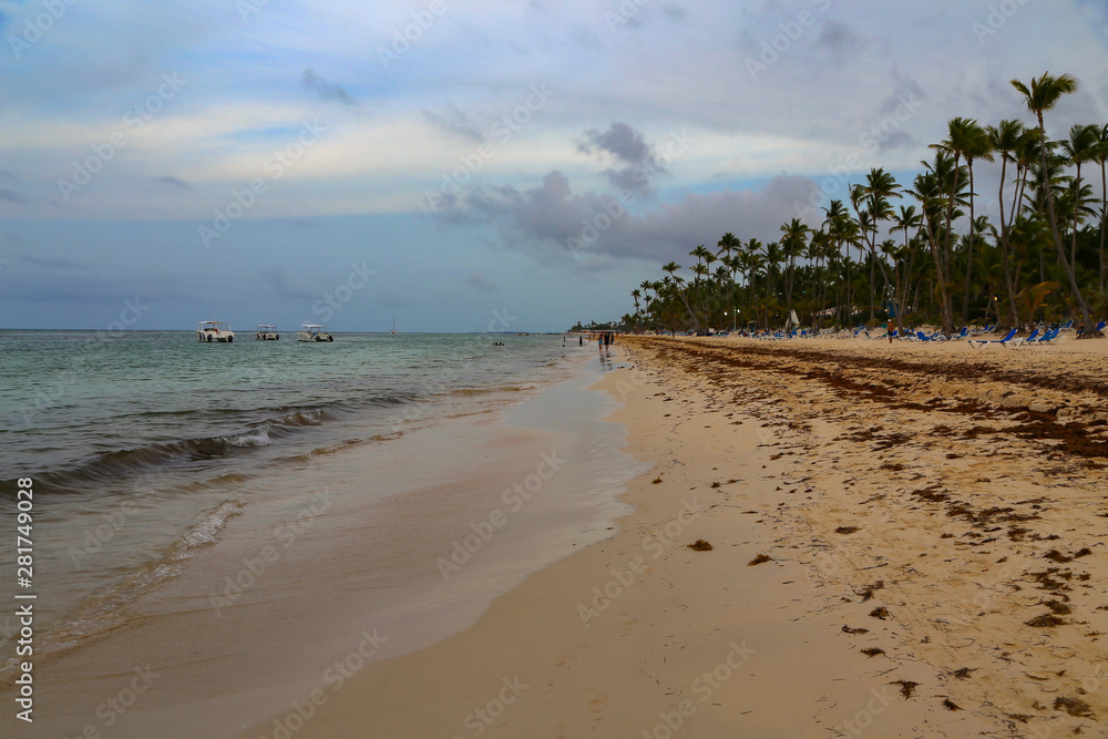 Morning at Bavaro Beach in the Dominican Republic