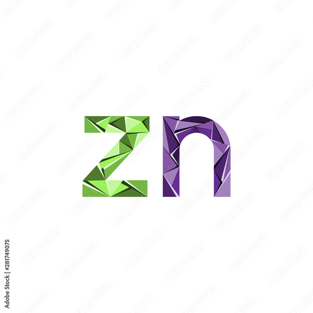 colorful triangle abstract letter initials colorful triangle abstract letter initials
