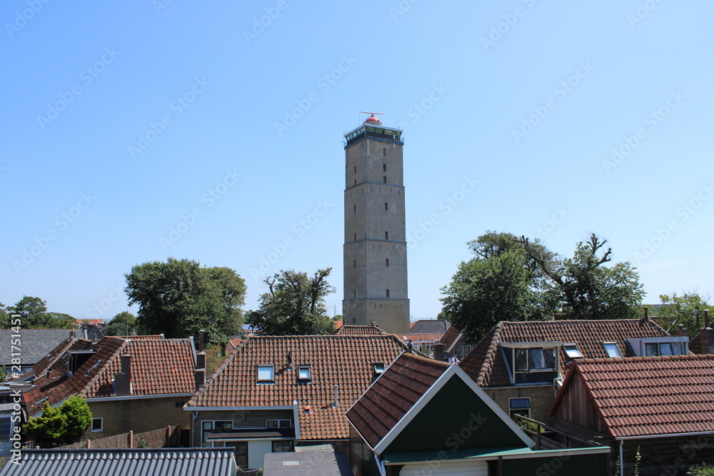 Fototapeta premium Brandaris, Terschelling, the Netherlands