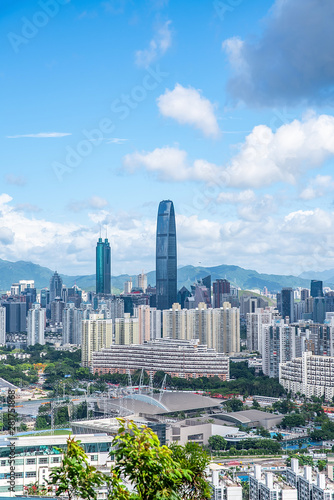 Shenzhen City, Guangdong, China City Building Skyline © WR.LILI