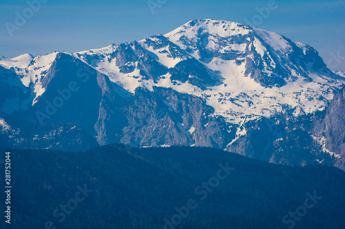 Berge in den Alpen von Österreich 