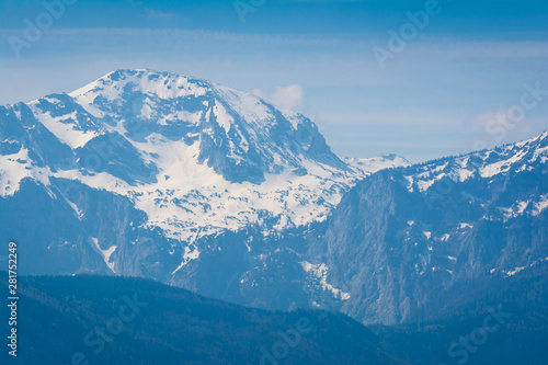 Berge in den Alpen von Österreich 