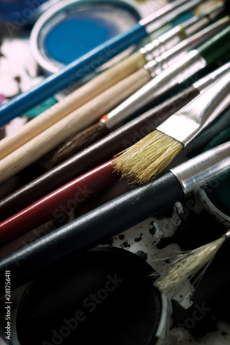 Watercolorist tools view © WINDCOLORS