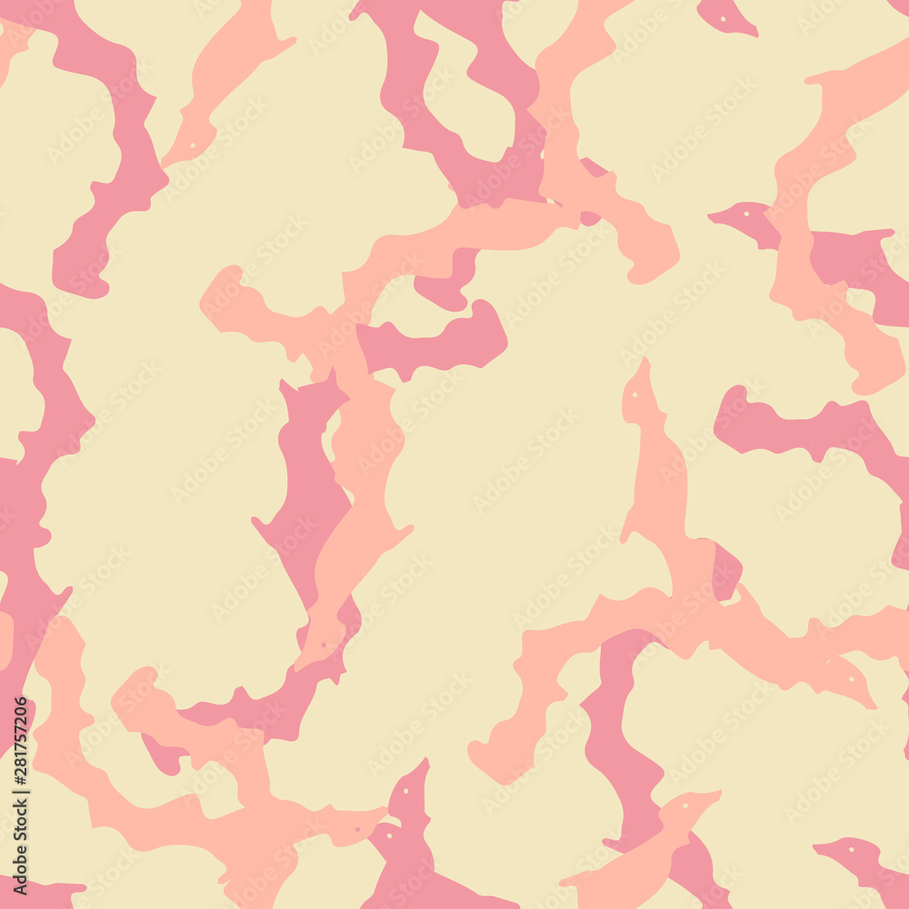 Desert camouflage of various shades of yellow, red and orange colors Desert camouflage of various shades of yellow, red and orange colors