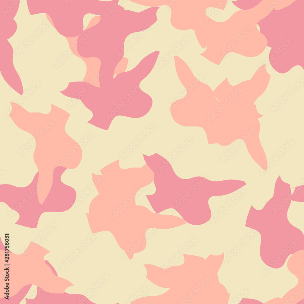 Desert camouflage of various shades of yellow, red and orange colors Desert camouflage of various shades of yellow, red and orange colors