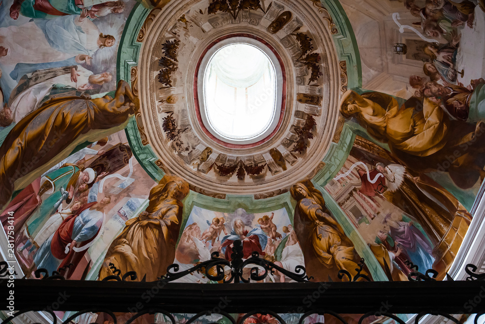 Obraz premium Chapel of Sacro monte di Orta, Orta san Giulio, italy