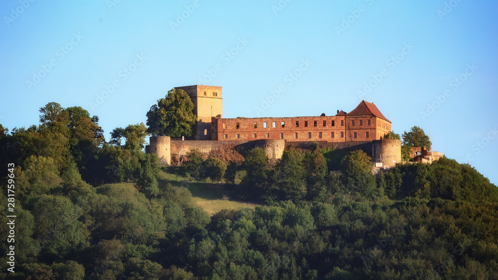 Giechburg Castle Ruin in Franken, Germany in Europe
