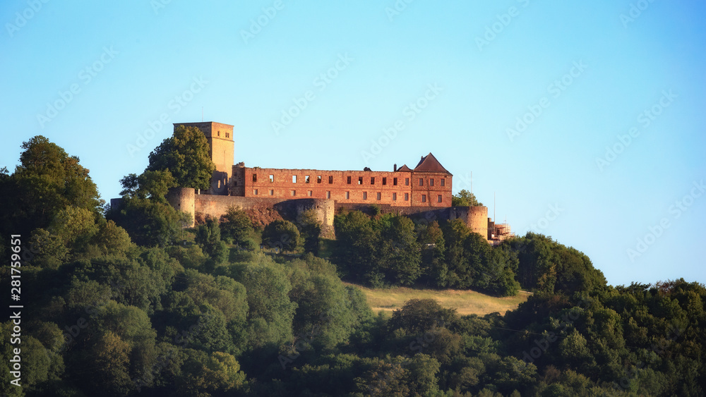 Giechburg Castle Ruin in Franken, Germany in Europe