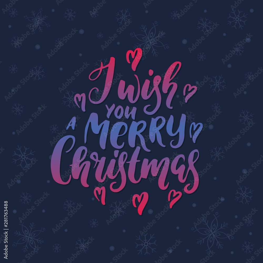 Vector Christmas calligraphy with holiday decoration elements Vector Christmas calligraphy with holiday decoration elements