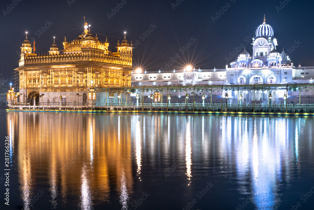 The golden temple in Amritsar