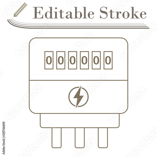 Electric Meter Icon