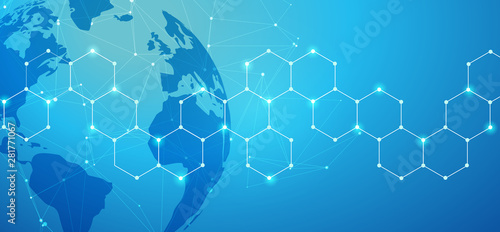 Globalisierung, Technologie, Netzwerk