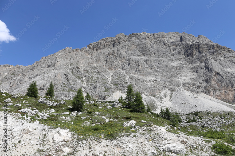summer mountain landscape dolomites italy