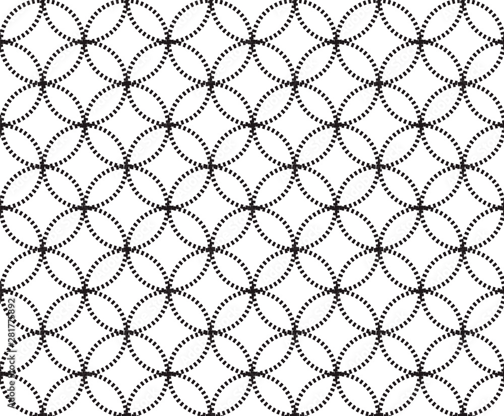 Naklejka premium Abstract seamless pattern. Vector illustration for clothes, poster or banner 