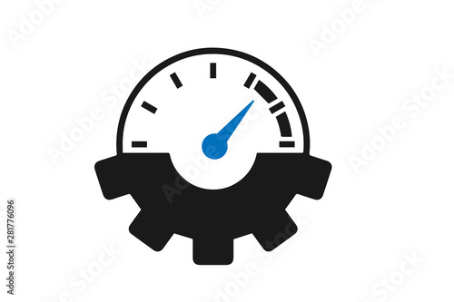 Modern Risk Management icon vector, symbolizing risk management