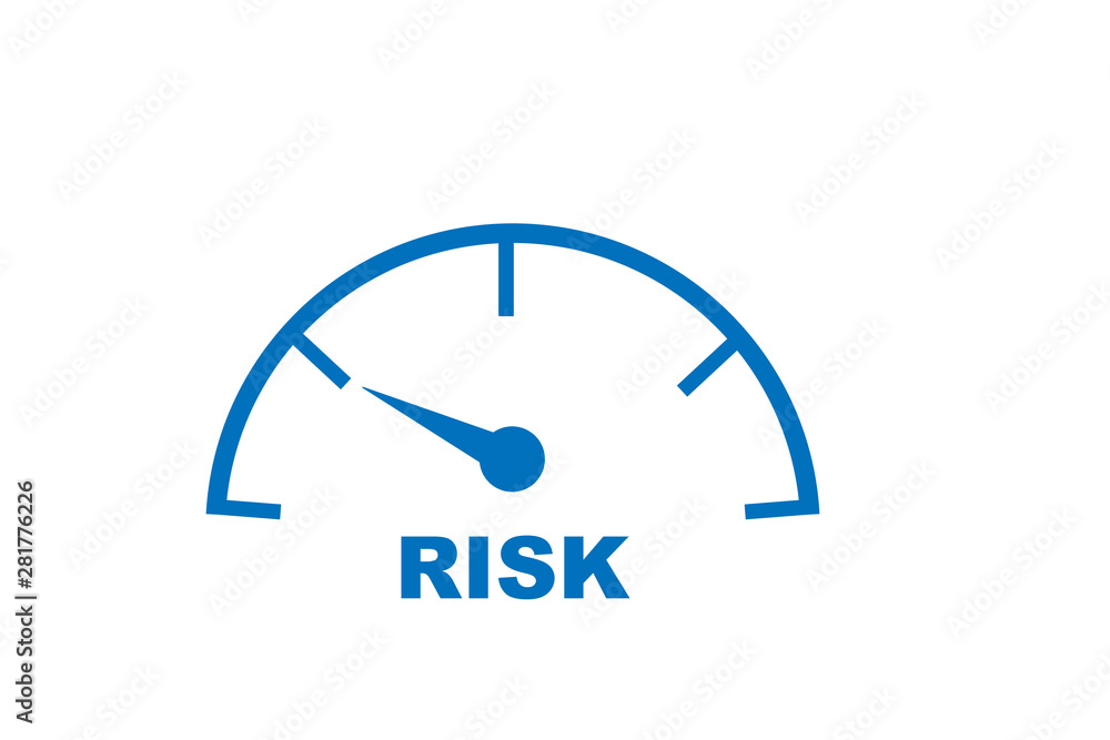 Modern Risk Management icon vector, symbolizing risk management Modern Risk Management icon vector, symbolizing risk management