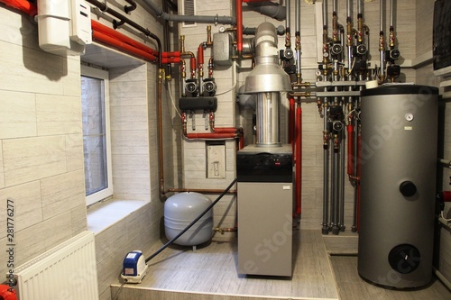 interior of modern kitchen