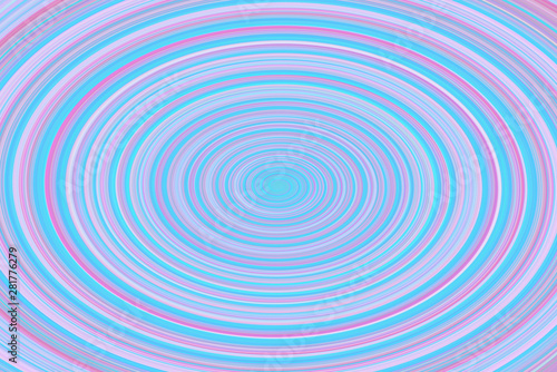 Abstract background of colored circles in the form of a spiral