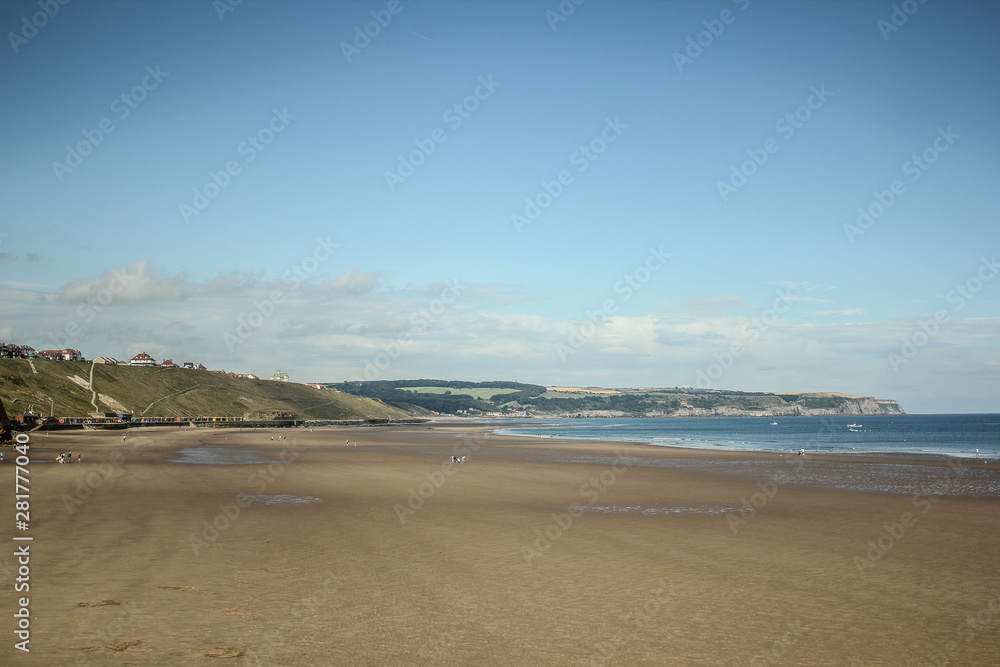 The beach at Whitby, North Yorkshire