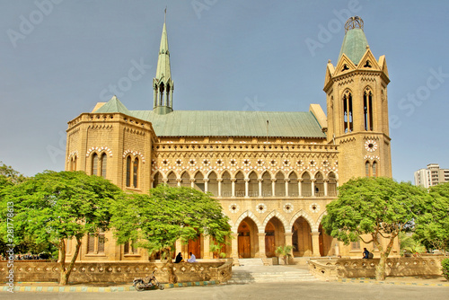 Karachi - Frere Hall that dates from the early British colonial-era , Pakistan  photo