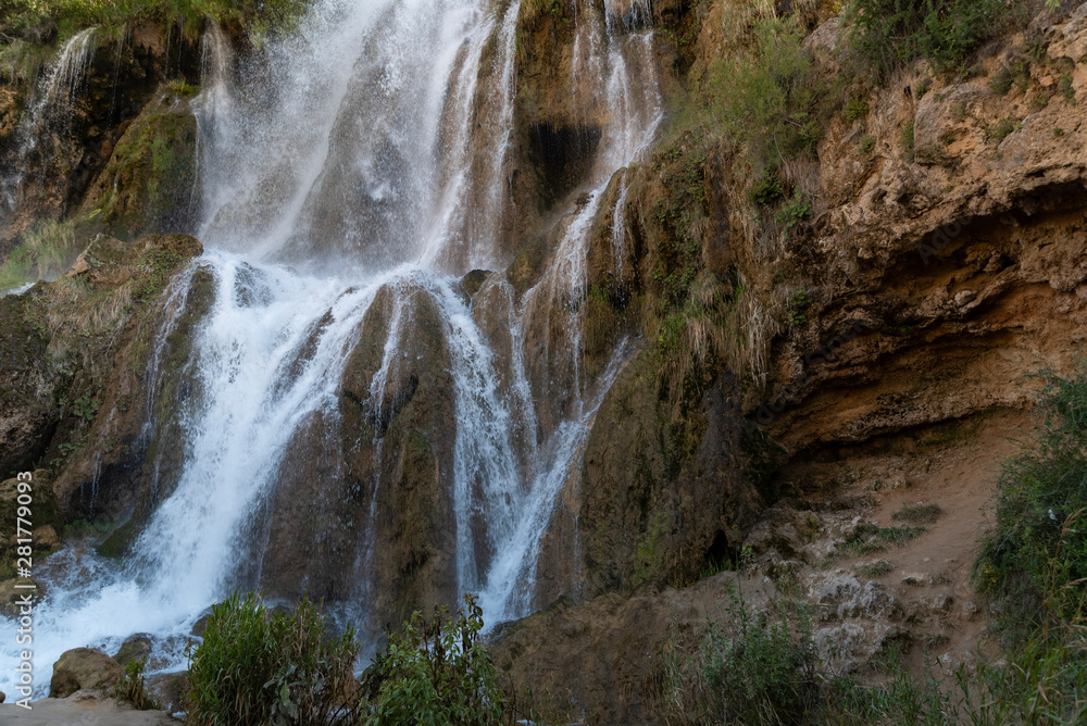 Beautiful landscape, close up waterfall. Beautiful landscape, close up waterfall.