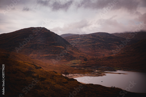 Mountains near Ranch Moor  Scotland