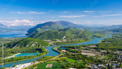 Panoramic view of rural France