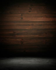 grunge empty interior room may used as background.