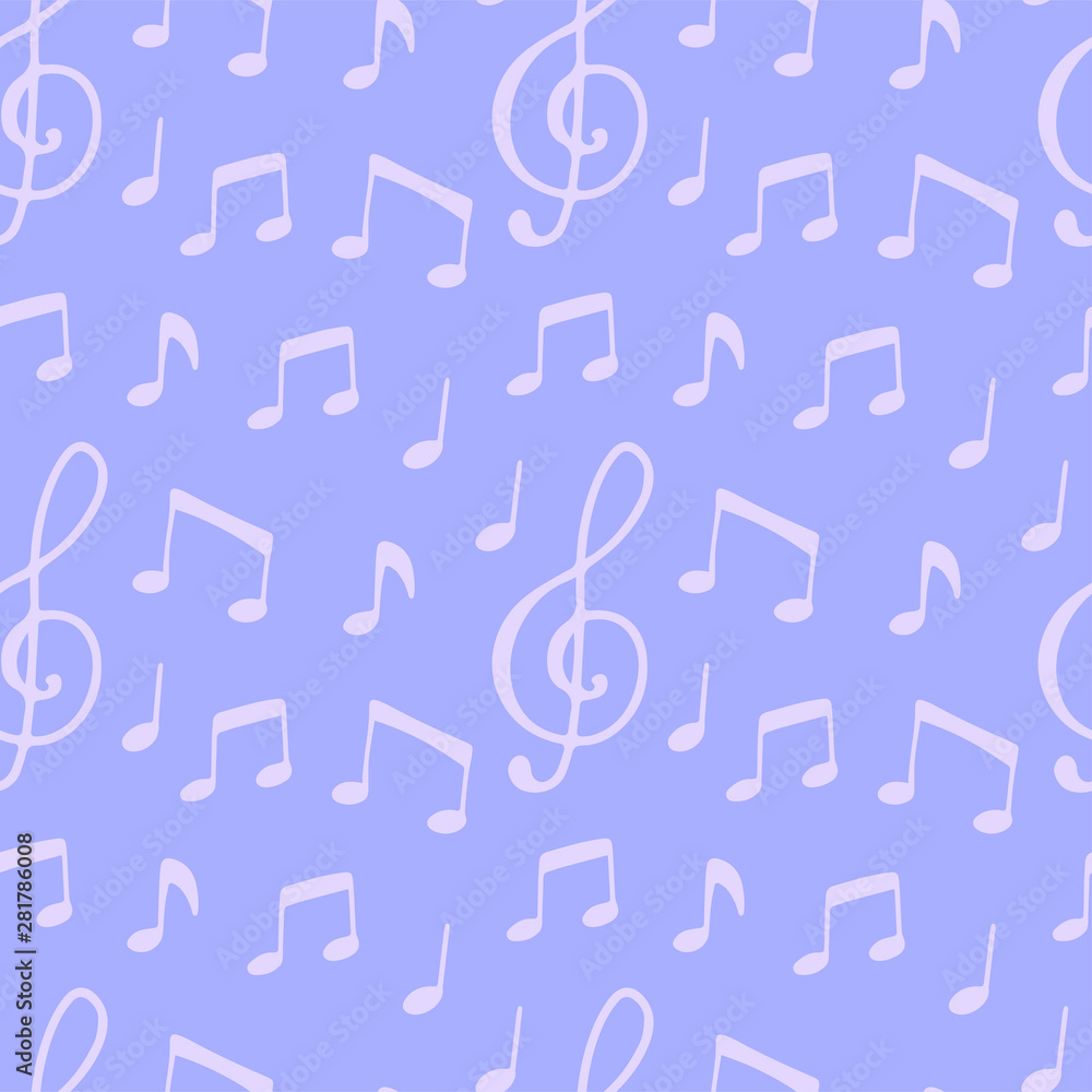 Seamless pattern with music note Seamless pattern with music note