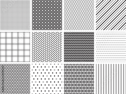 Seamless Geometric Patterns three © Kelly-Anne Leyman