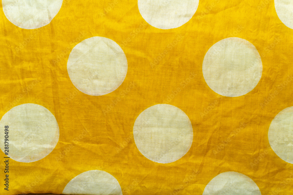 Yellow Synthetic Lining Fabric with Folds. Crumpled Sheet or Clothes Background, Yellow Synthetic Lining Fabric with Folds. Crumpled Sheet or Clothes Background,