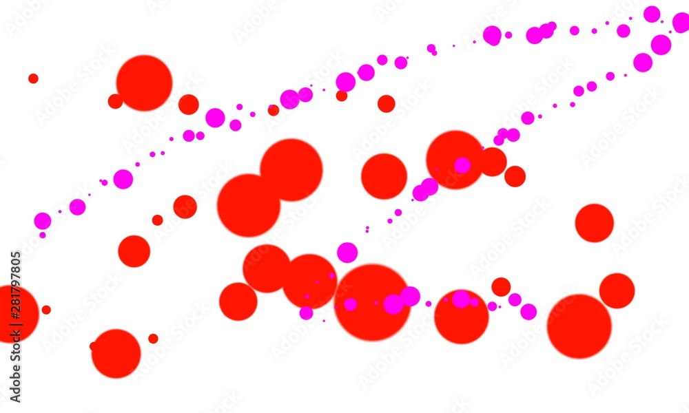 Gouache dots on a white background. Two-color divorces. Gouache dots on a white background. Two-color divorces.