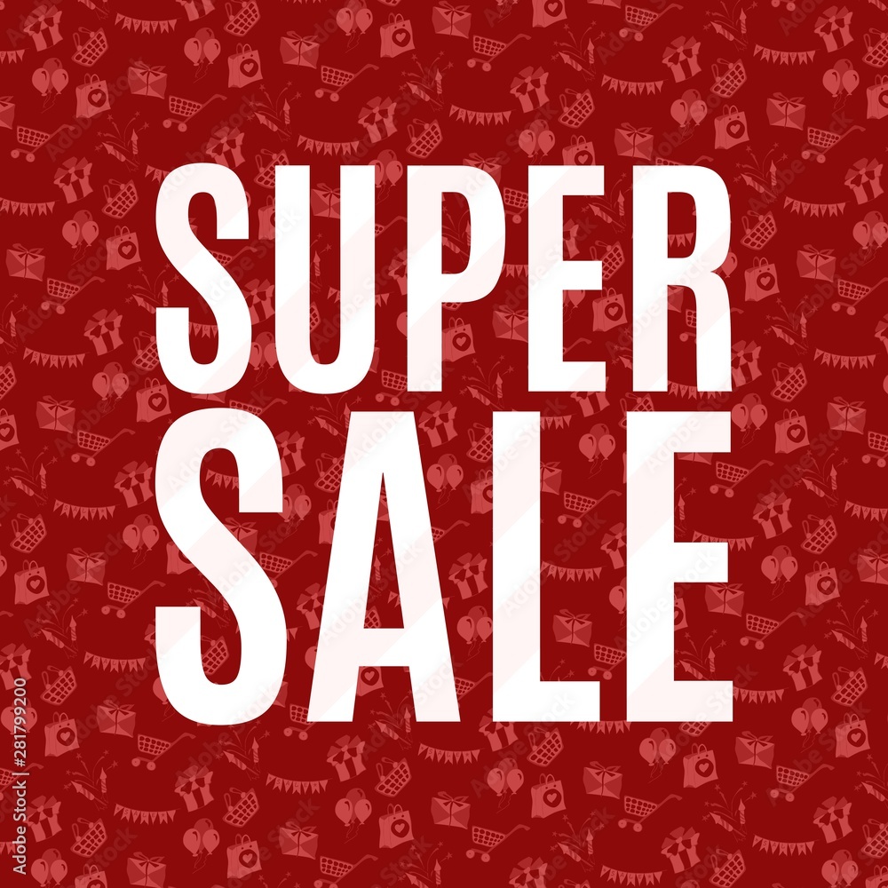 square poster for a super sale square poster for a super sale