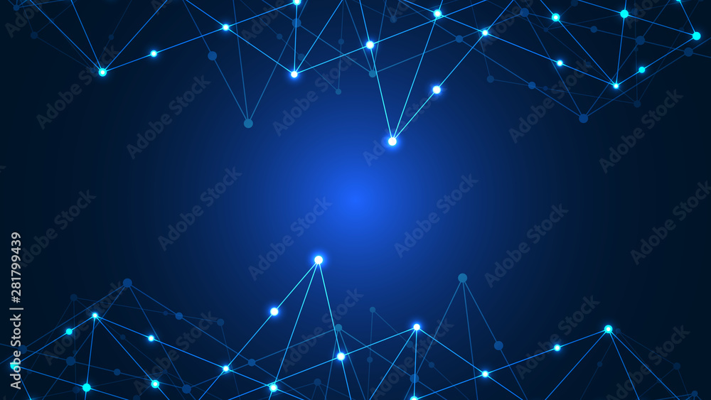 Global network connection. Abstract geometric background with connecting dots and lines. Digital technology and communication concept. Global network connection. Abstract geometric background with connecting dots and lines. Digital technology and communication concept.