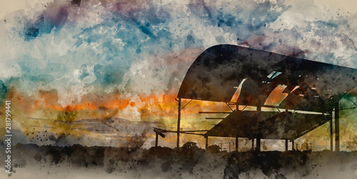 Digital watercolour paintin...