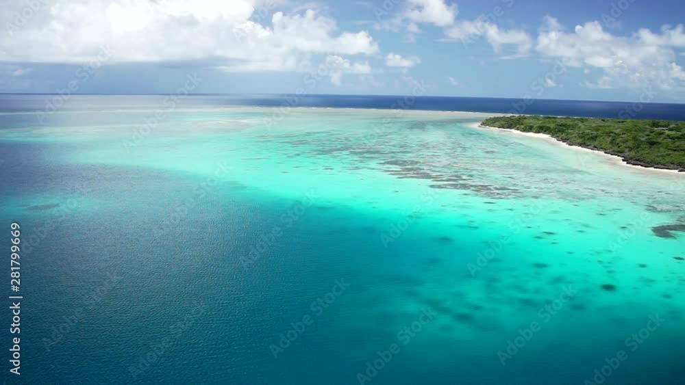 Aerial view of Hatoma Island, Okinawa Prefecture, Japan Aerial view of Hatoma Island, Okinawa Prefecture, Japan